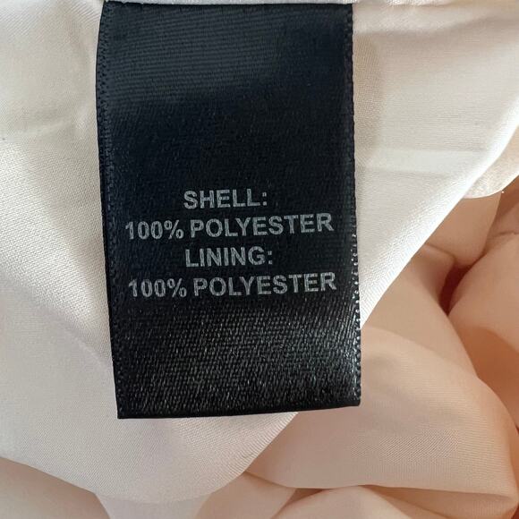 Christian Lacroix Women’s Cream Wide Leg Pants Size M Elastic Waist Lined - Picture 8 of 12